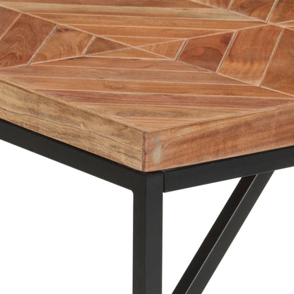 Tavolo da Pranzo 140x70x76 cm in Legno Massello Acacia e Mango | homemem39