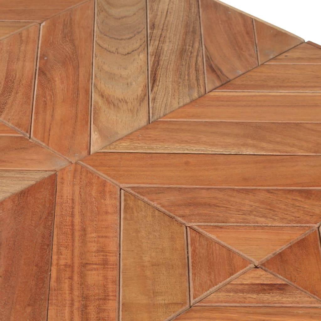 Tavolo da Pranzo 140x70x76 cm in Legno Massello Acacia e Mango | homemem39