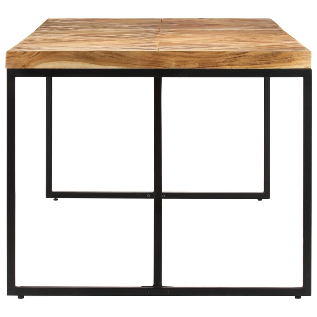Tavolo da Pranzo 180x90x76 cm Legno Massello di Acacia e Mango | homemem39