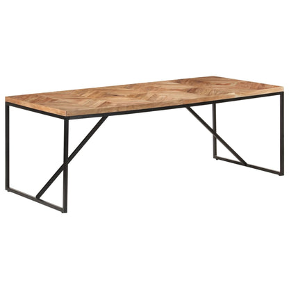 Tavolo da Pranzo 200x90x76 cm Legno Massello di Acacia e Mango | homemem39
