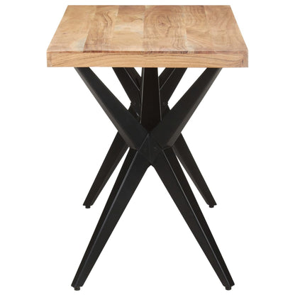 Tavolo da Pranzo 120x60x76 cm in Legno Massello di Acacia | homemem39