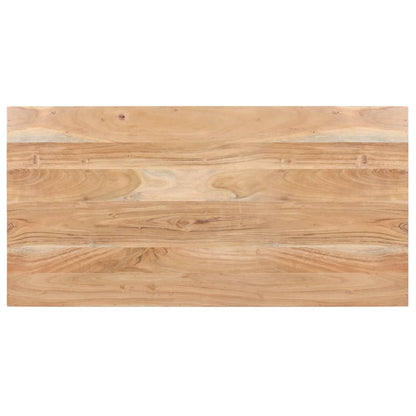 Tavolo da Pranzo 120x60x76 cm in Legno Massello di Acacia | homemem39