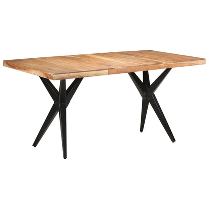 Tavolo da Pranzo 160x80x76 cm in Legno Massello di Acacia | homemem39