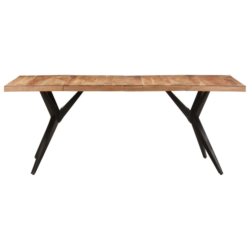 Tavolo da Pranzo 200x90x76 cm Legno Massello di Acacia | homemem39