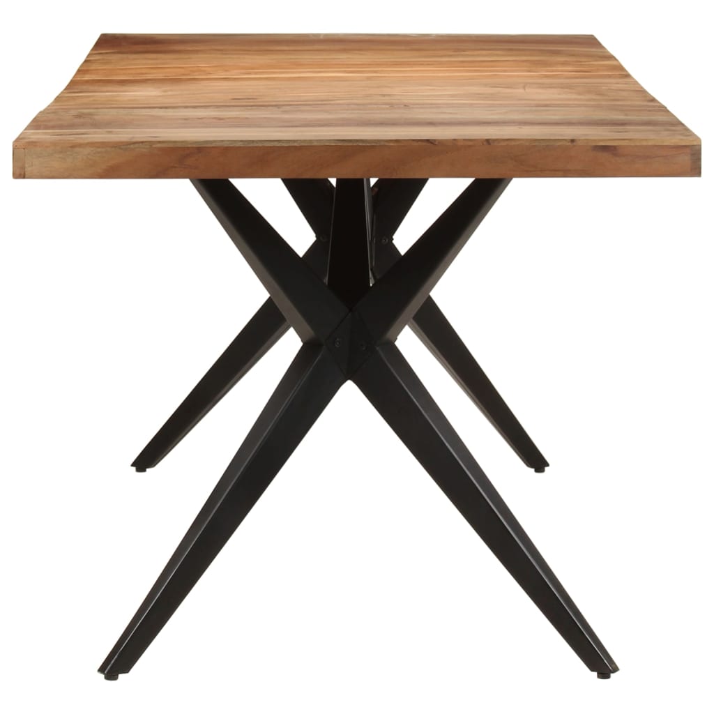 Tavolo da Pranzo 200x90x76 cm Legno Massello di Acacia | homemem39