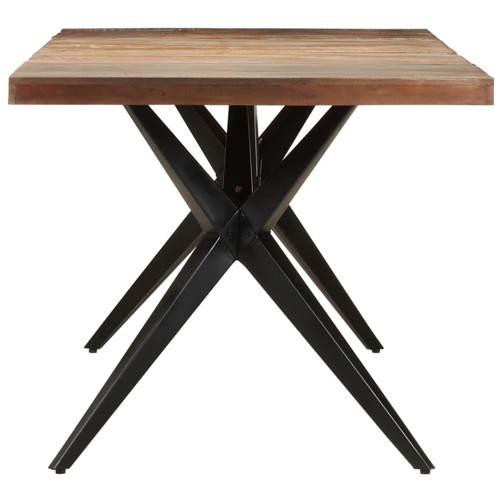 Tavolo da Pranzo 200x90x76 cm in Legno Massello di Recupero | homemem39