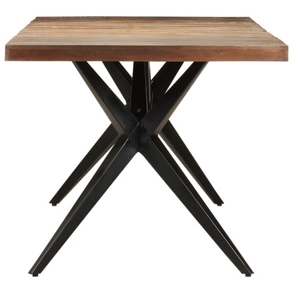 Tavolo da Pranzo 200x90x76 cm in Legno Massello di Recupero | homemem39