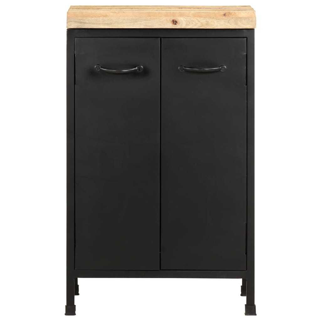 Credenza 47x35x76 cm in Legno di Mango Grezzo - homemem39