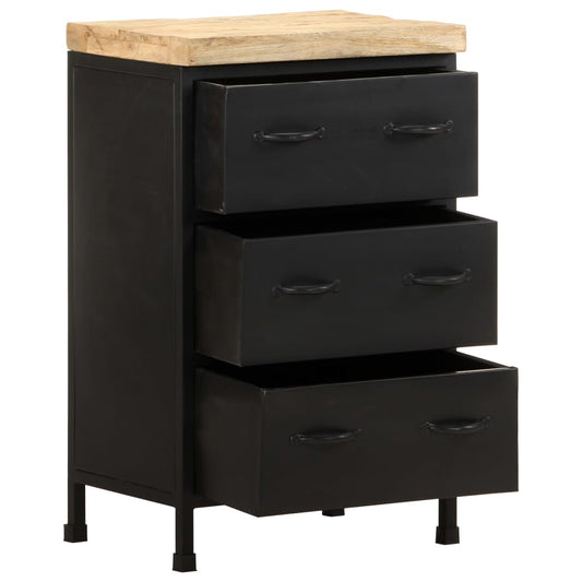 Credenza 47x35x76 cm in Legno di Mango Grezzo | homemem39