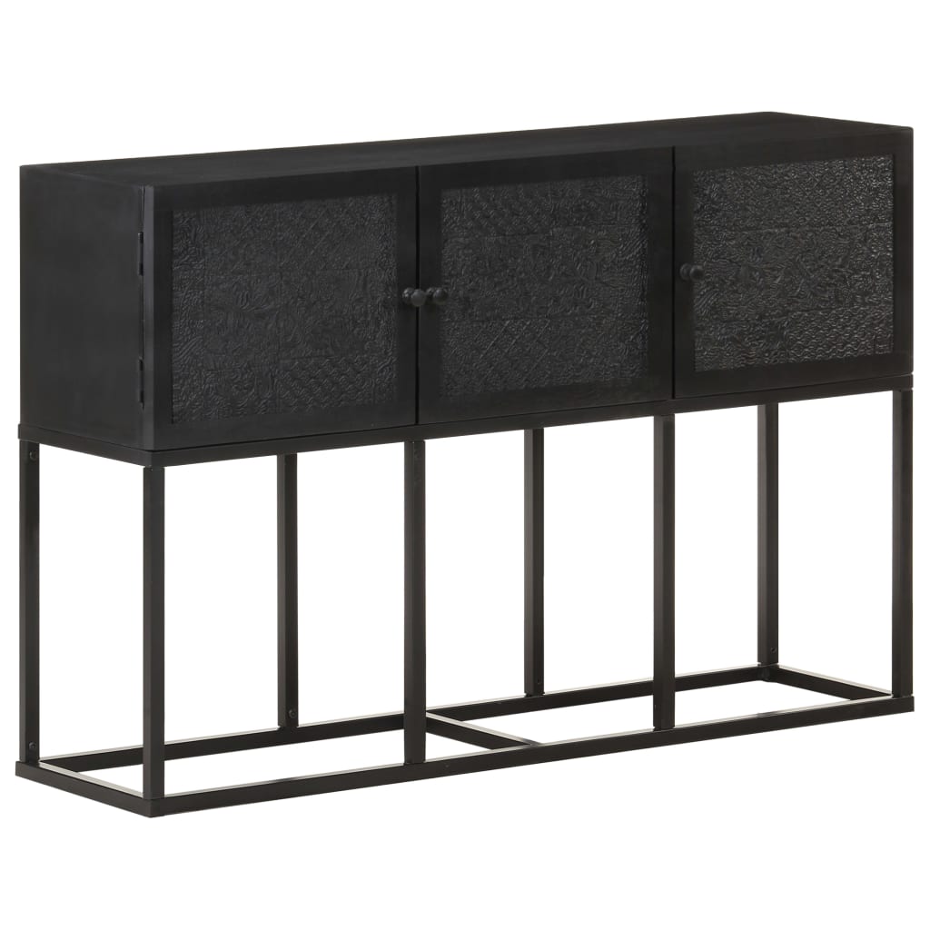 Credenza 115x30x76 cm in Legno Massello di Mango - homemem39