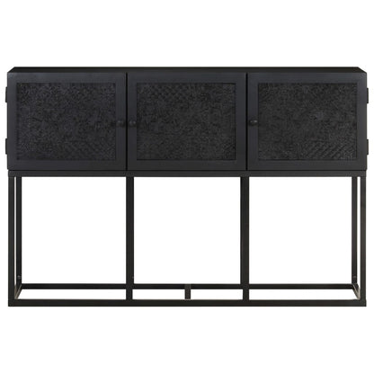 Credenza 115x30x76 cm in Legno Massello di Mango - homemem39