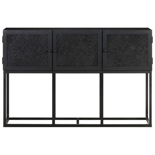 Credenza 115x30x76 cm in Legno Massello di Mango - homemem39