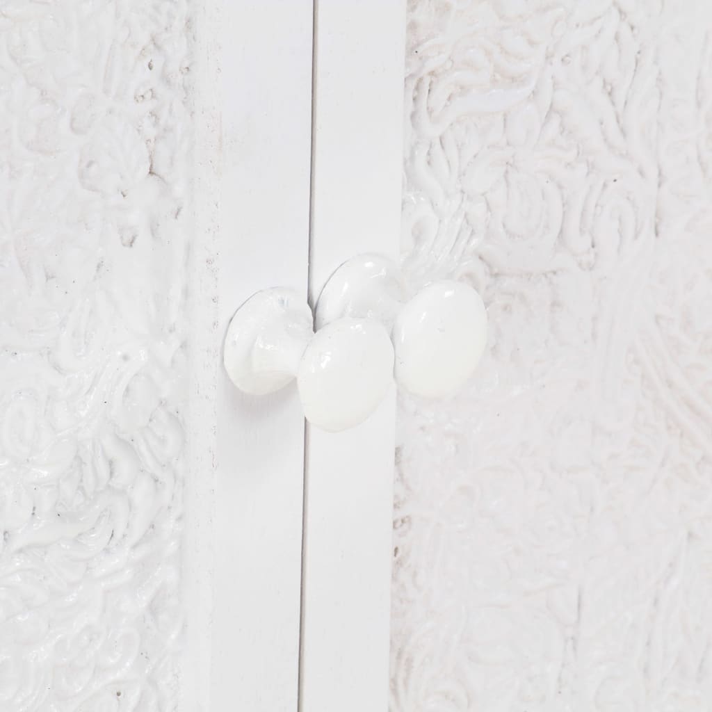 Credenza 60x30x76 cm in Legno Massello di Mango - homemem39