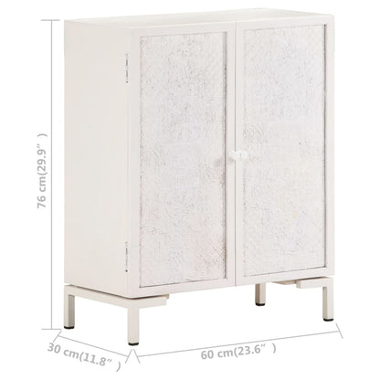 Credenza 60x30x76 cm in Legno Massello di Mango - homemem39