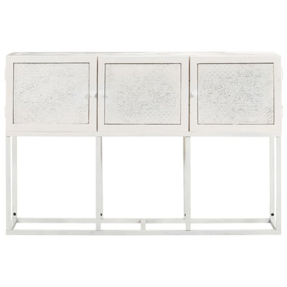 Credenza 115x30x76 cm in Legno Massello di Mango