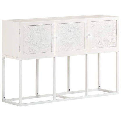 Credenza 115x30x76 cm in Legno Massello di Mango