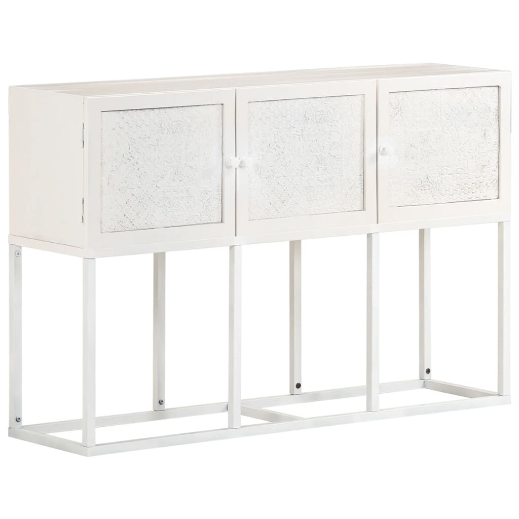 Credenza 115x30x76 cm in Legno Massello di Mango