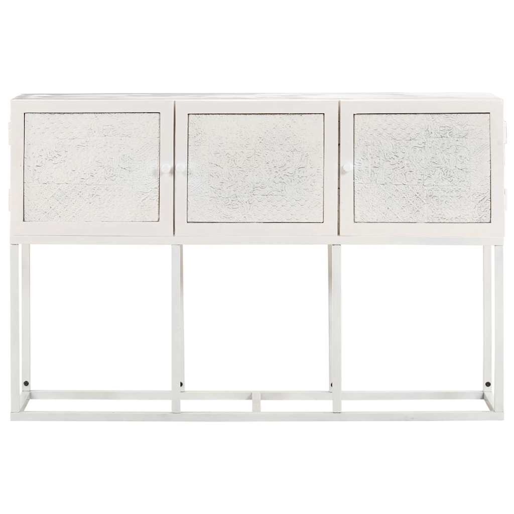 Credenza 115x30x76 cm in Legno Massello di Mango