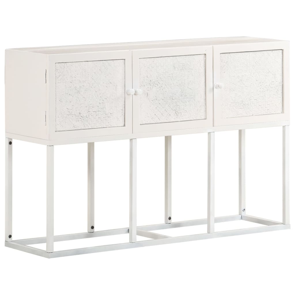 Credenza 115x30x76 cm in Legno Massello di Mango