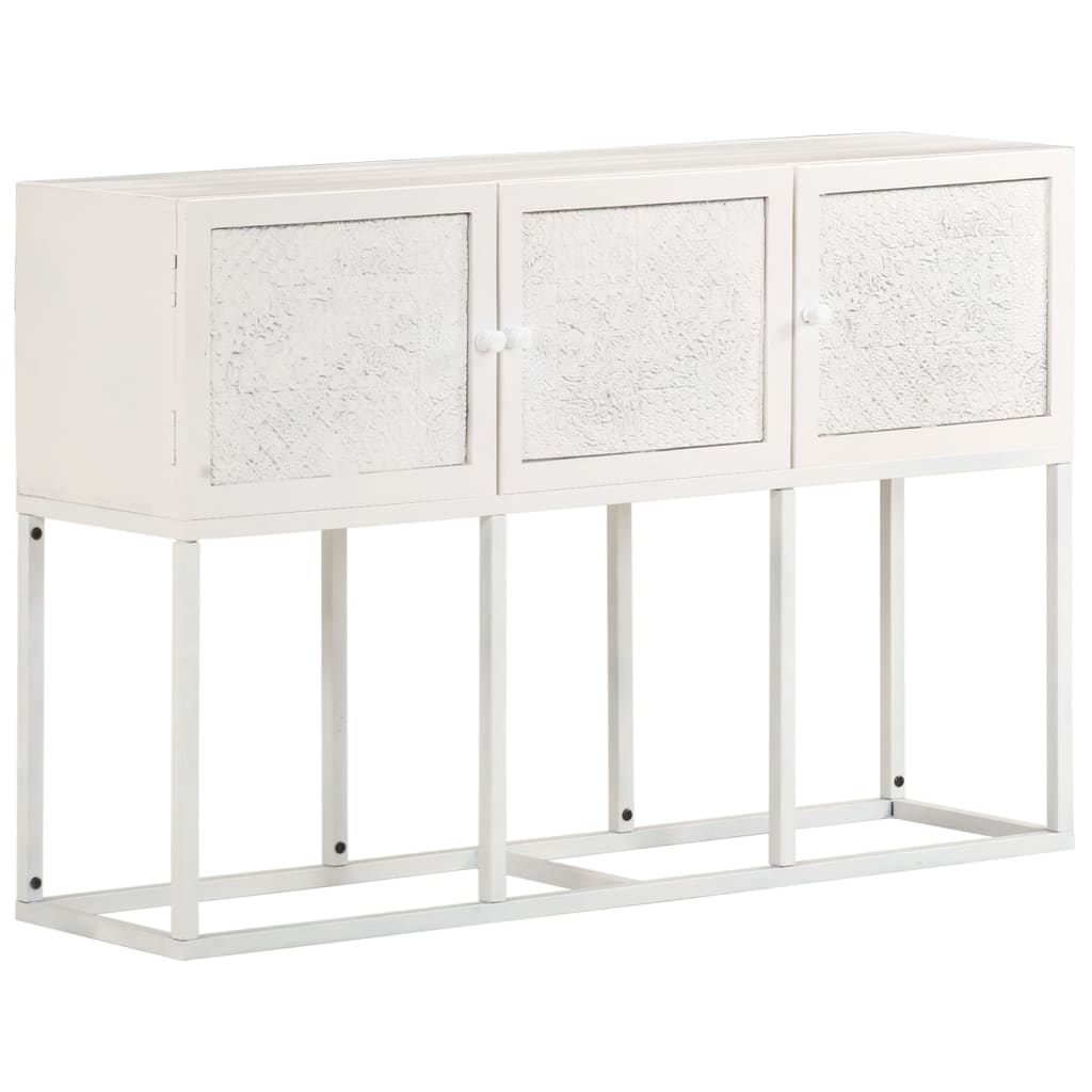 Credenza 115x30x76 cm in Legno Massello di Mango