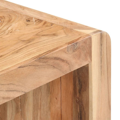 Panca 110x38x46 cm in Legno Massello di Acacia - homemem39