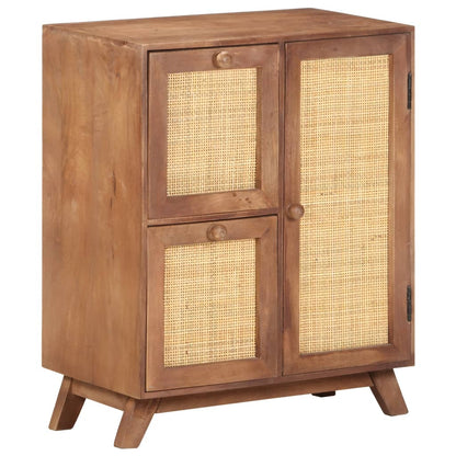 Credenza 60x35x75 cm in Legno Massello di Mango