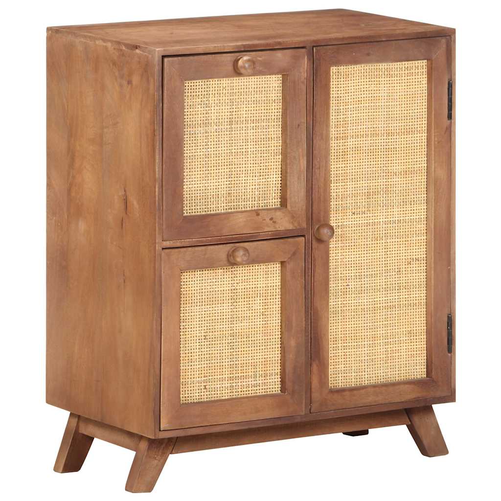 Credenza 60x35x75 cm in Legno Massello di Mango