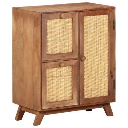Credenza 60x35x75 cm in Legno Massello di Mango