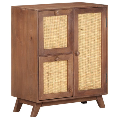 Credenza 60x35x75 cm in Legno Massello di Mango