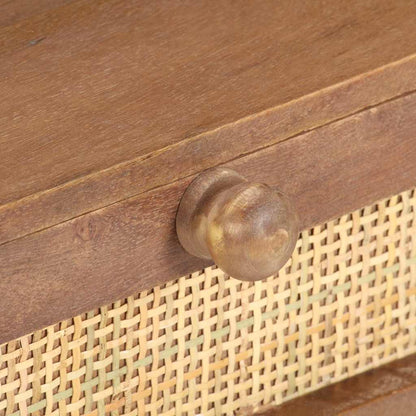 Tavolino da Salotto 100x60x40cm in Legno Massello di Mango