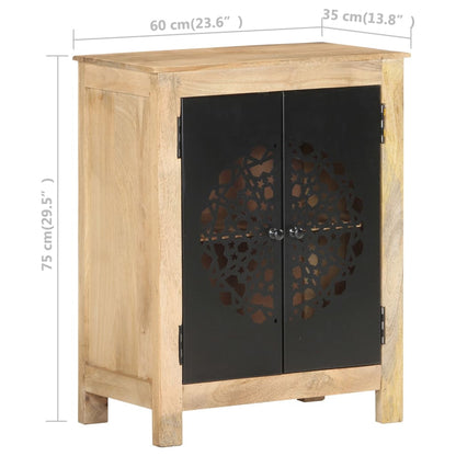 Credenza 60x35x75 cm in Legno Massello di Mango - homemem39