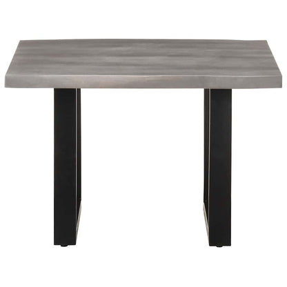Tavolino da Salotto con Bordi Vivi 60x60x40 cm Massello Acacia | homemem39