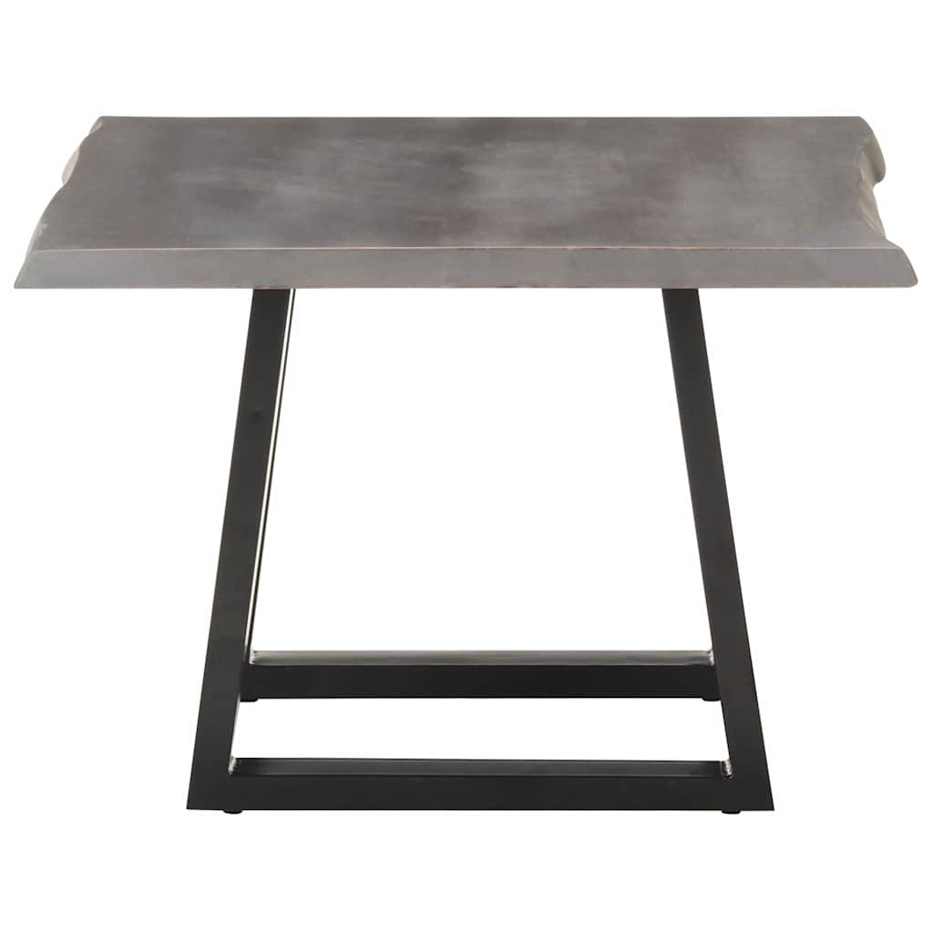 Tavolino da Salotto con Bordi Vivi 60x60x40 cm Massello Acacia | homemem39