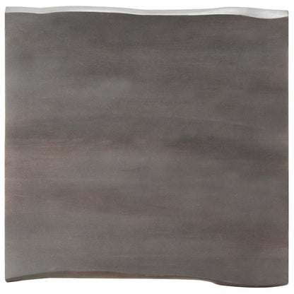 Tavolino da Salotto con Bordi Vivi 60x60x40 cm Massello Acacia