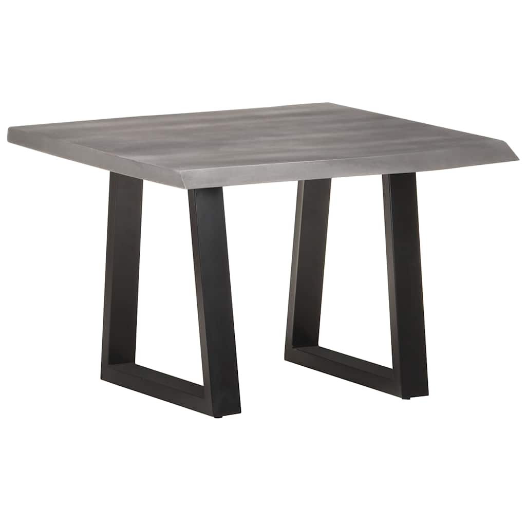 Tavolino da Salotto con Bordi Vivi 60x60x40 cm Massello Acacia | homemem39