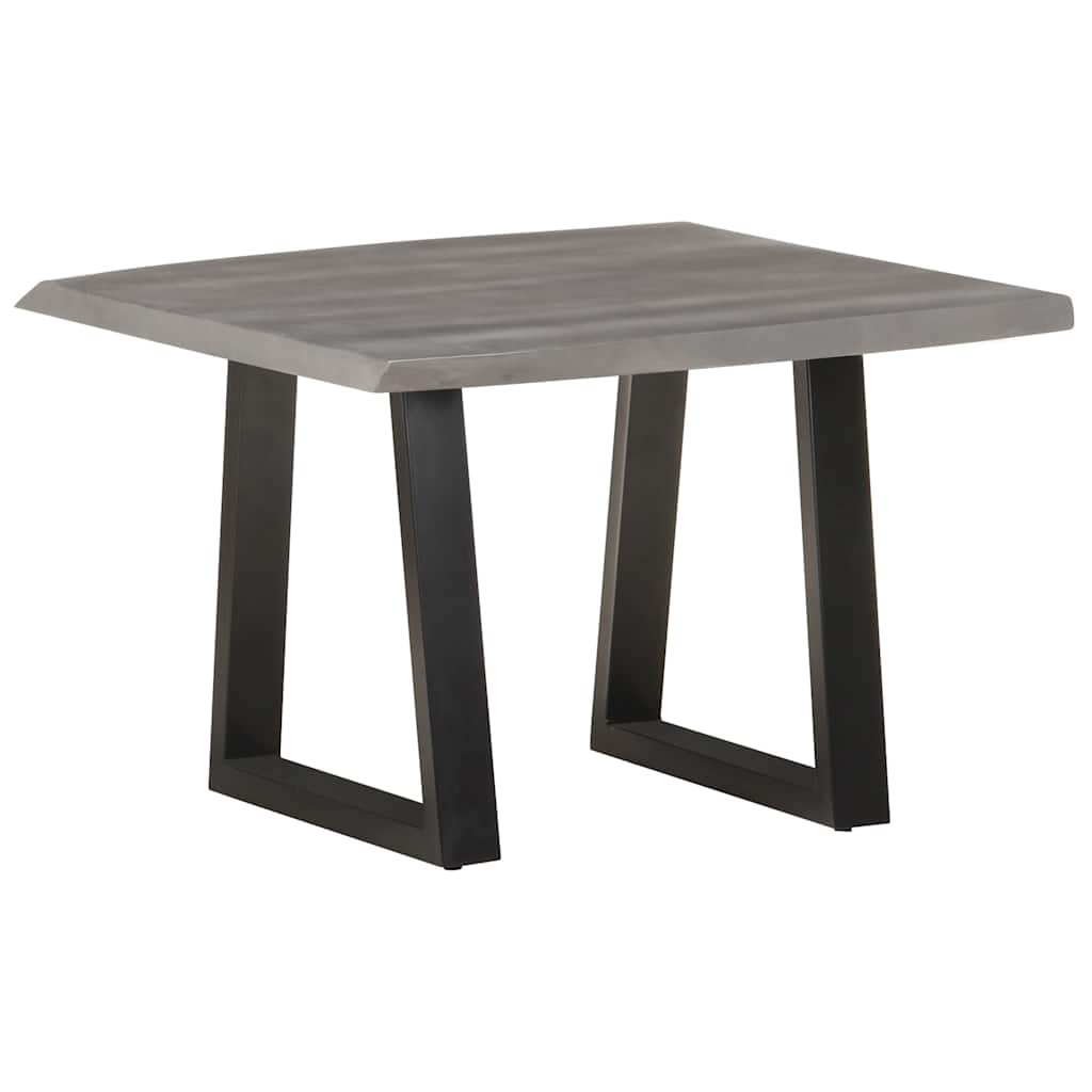 Tavolino da Salotto con Bordi Vivi 60x60x40 cm Massello Acacia | homemem39