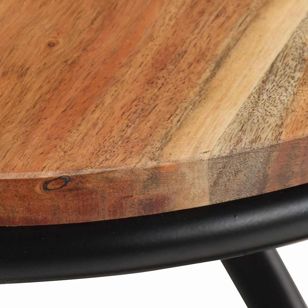Tavolino da Salotto 40x40x52 cm in Legno Massello di Acacia