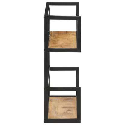 Scaffale a Muro 80x20x60 cm in Legno di Mango Grezzo | homemem39