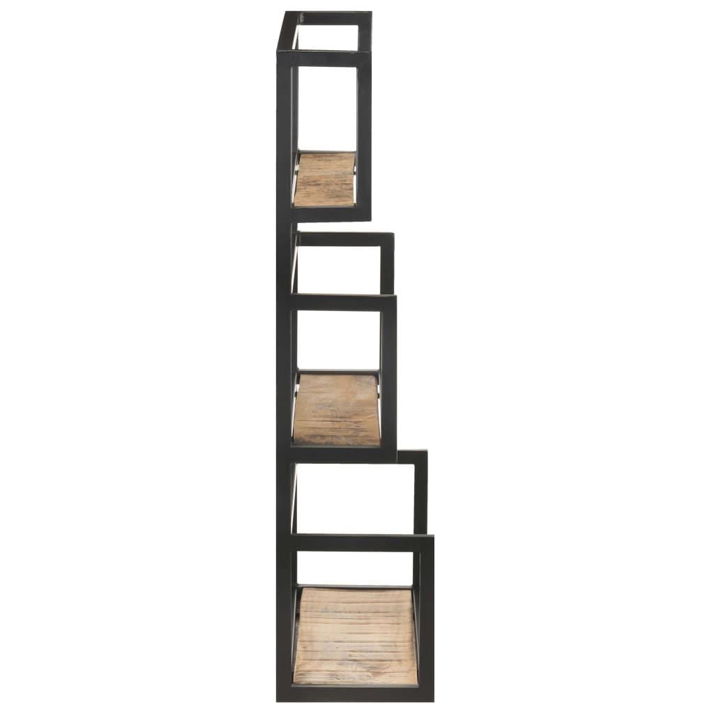 Scaffale a Muro 60x20x85 cm in Legno di Mango Grezzo | homemem39
