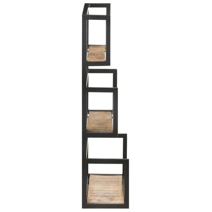 Scaffale a Muro 60x20x85 cm in Legno di Mango Grezzo | homemem39