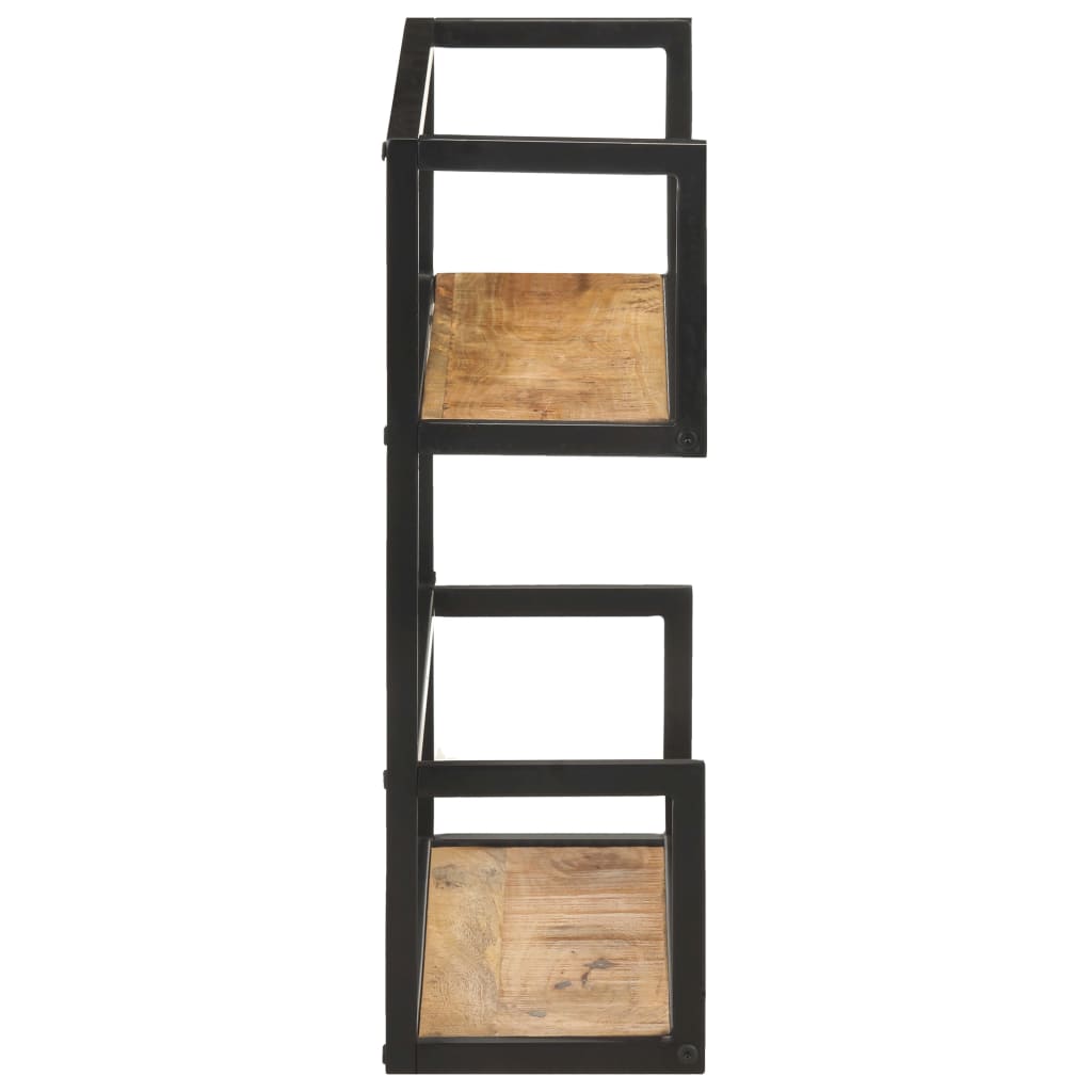 Scaffale a Muro 60x20x60 cm in Legno di Mango Grezzo | homemem39