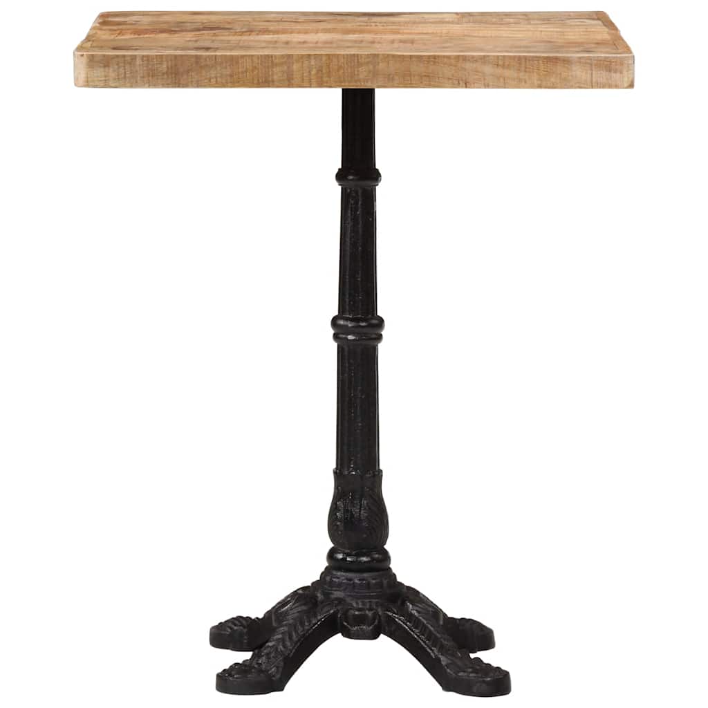 Tavolino da Bistrot 60x60x77 cm in Legno di Mango Grezzo | homemem39