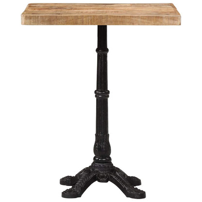 Tavolino da Bistrot 60x60x77 cm in Legno di Mango Grezzo | homemem39