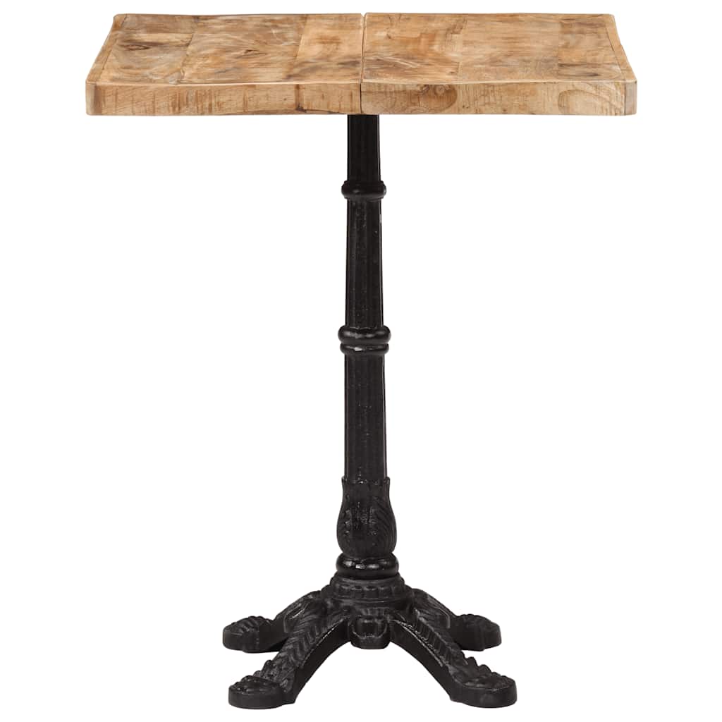 Tavolino da Bistrot 60x60x77 cm in Legno di Mango Grezzo | homemem39