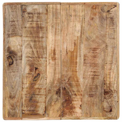 Tavolino da Bistrot 60x60x77 cm in Legno di Mango Grezzo