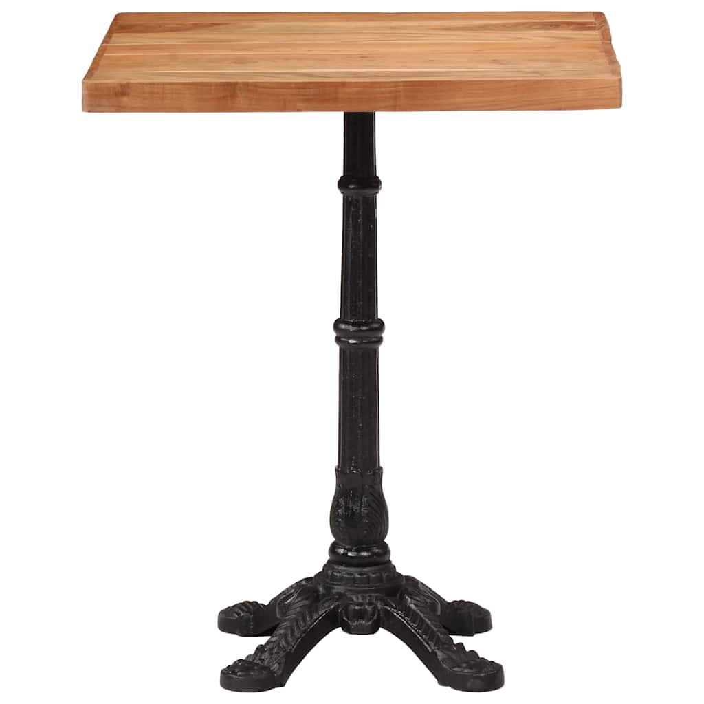 Tavolo da Bistrot 60x60x76 cm in Legno Massello di Acacia