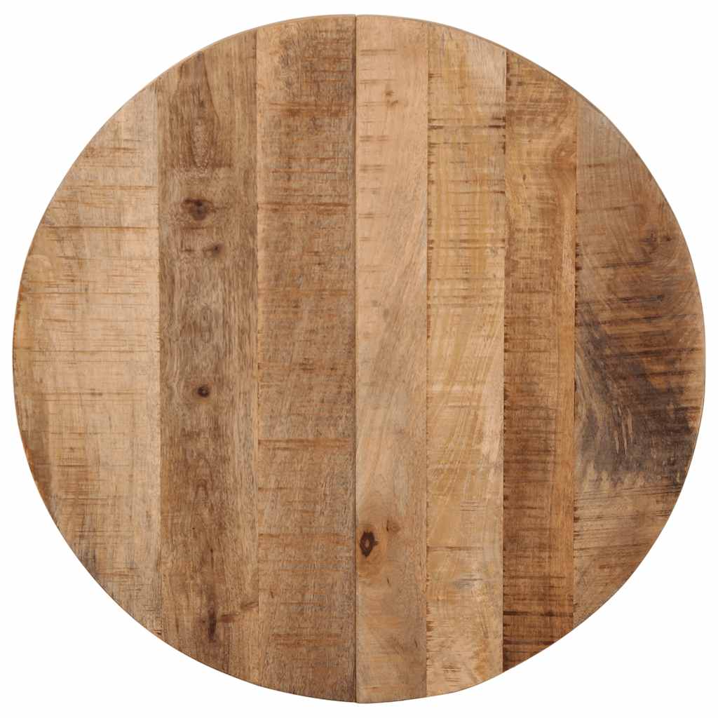Tavolino da Bistrot Ø60x76 cm in Legno di Mango Grezzo