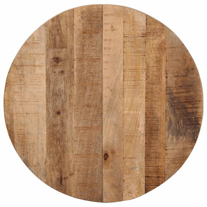 Tavolino da Bistrot Ø60x76 cm in Legno di Mango Grezzo
