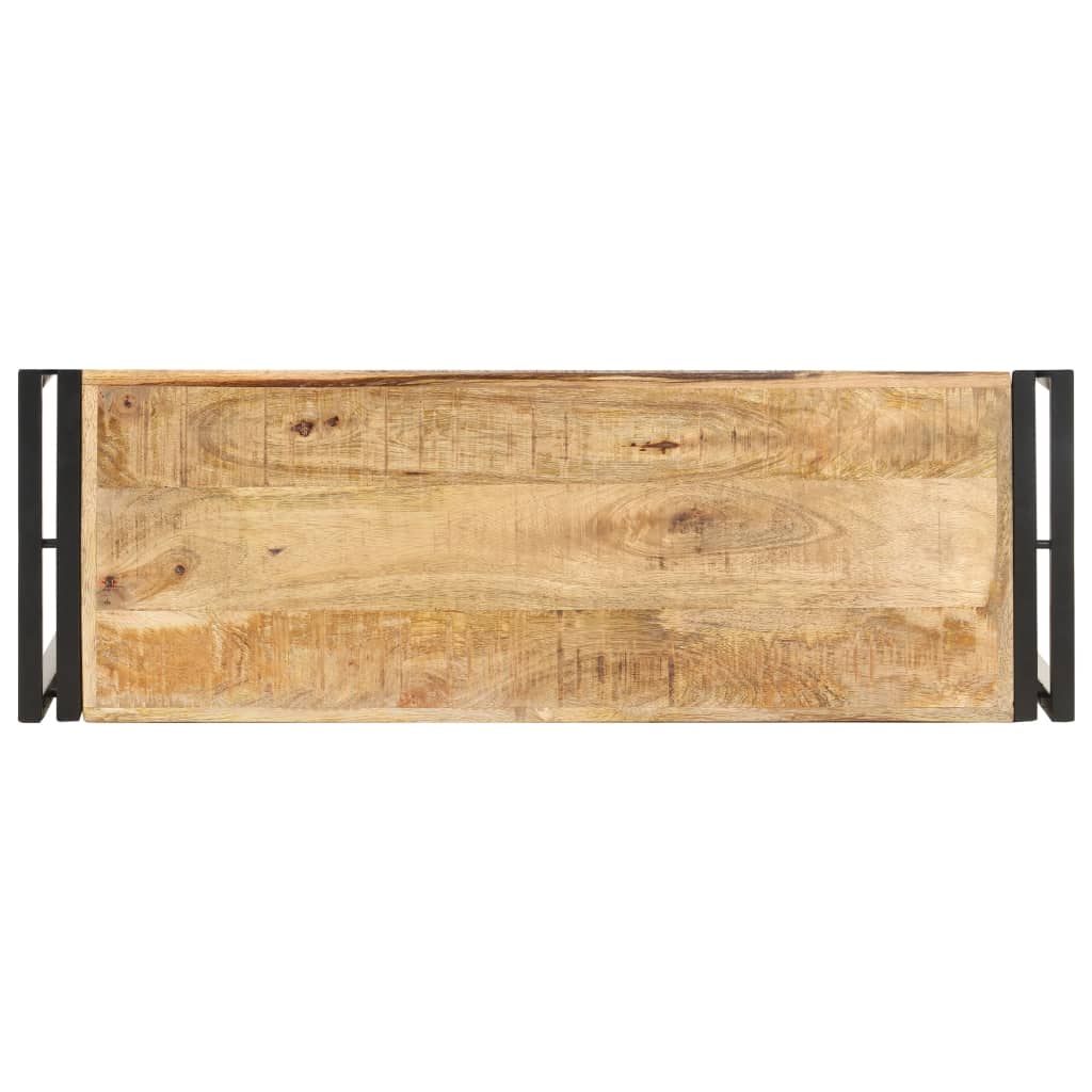 Tavolo Consolle 90x30x75 cm in Legno di Mango Grezzo | homemem39