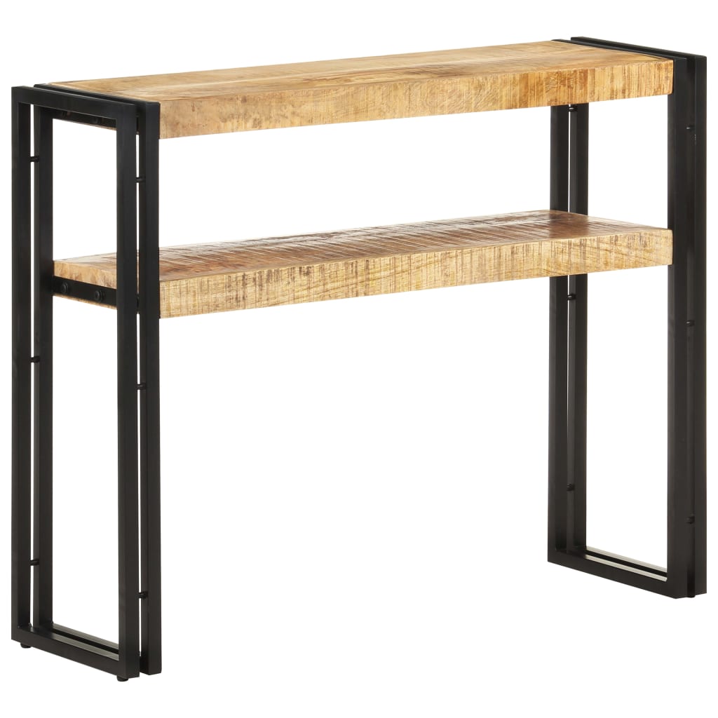 Tavolo Consolle 90x30x75 cm in Legno di Mango Grezzo | homemem39